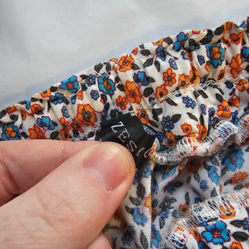 Zesica Floral Maxi Skirt Medium Multicolor Boho Cottagecore Prairie Hippie earth - Picture 6 of 10